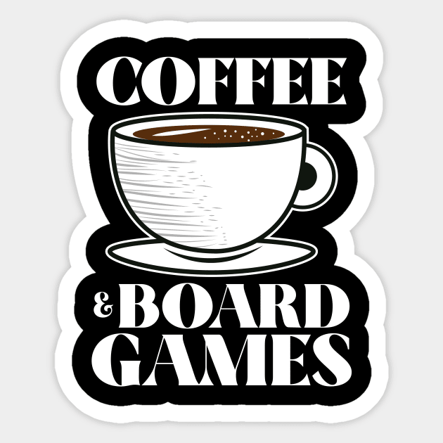 Coffee And Board Games Sticker by dconciente